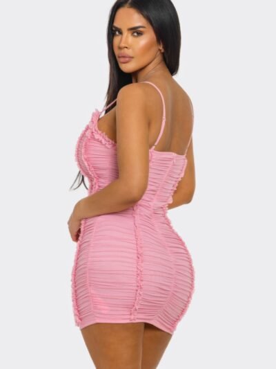 Candy Crush Ruched Mini Dress Candy Crush Ruched Mini Dress