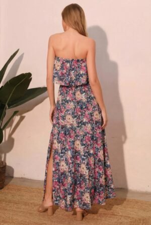 Bloom Party Strapless Maxi Dress Bloom Party Strapless Maxi Dress