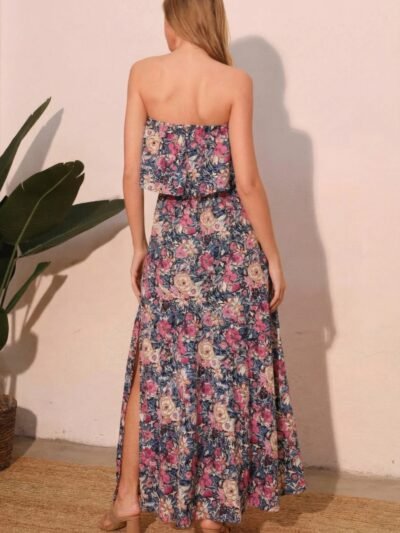 Bloom Party Strapless Maxi Dress Bloom Party Strapless Maxi Dress