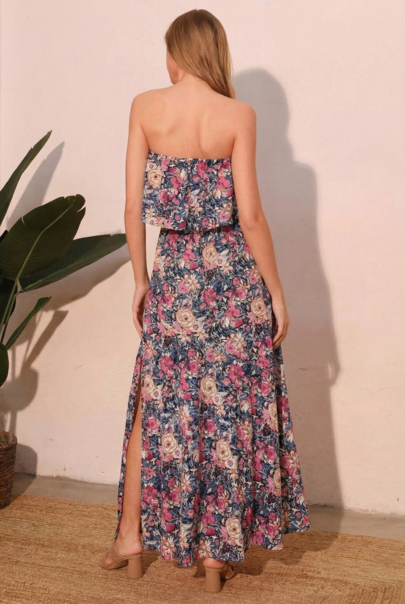 Bloom Party Strapless Maxi Dress Bloom Party Strapless Maxi Dress - Image 3