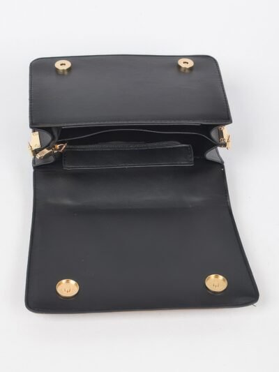 Pleated Faux Leather Color Chain Bag Pleated Faux Leather Color Chain Bag
