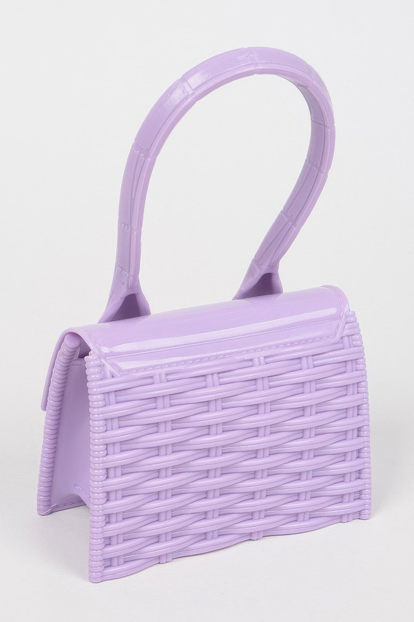 Weaved Top Handle Clutch Weaved Top Handle Clutch - Image 5