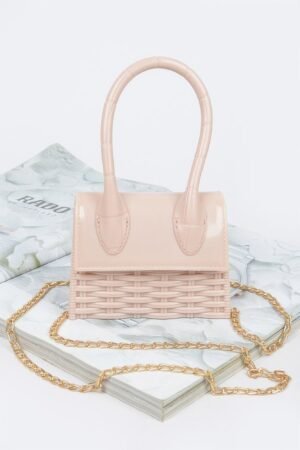 Weaved Top Handle Clutch Weaved Top Handle Clutch