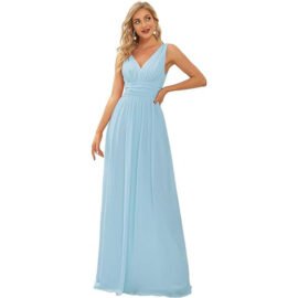 Evening Gown Plus And Extra Size Deep V-neck Dress - Image 6