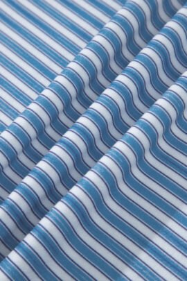 Sky Blue Stripe Long Sleeve Oversized Top Pocketed Casual Shorts Two Piece Set Sky Blue Stripe Long Sleeve Oversized Top Pocketed Casual Shorts Two Piece Set - Image 10