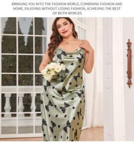 Nightdress Women's Silk-like Thin Home Nightdress Women's Silk-like Thin Home - Image 9