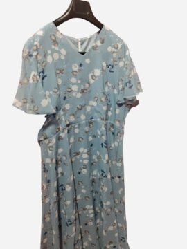 Flowers Print Short Sleeve Dress Summer Fashion Ruffle Beach Dresses Women's Clothing - Image 10