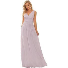 Evening Gown Plus And Extra Size Deep V-neck Dress - Image 8