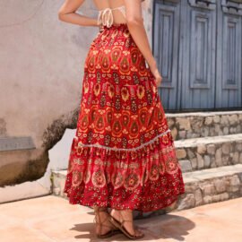 High Waisted A-Line Skirt for Women