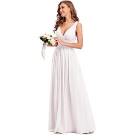 Evening Gown Plus And Extra Size Deep V-neck Dress - Image 7