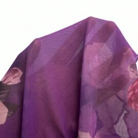 Sweet Floral Ombre Tie-Back Square Neck Long Sleeve Blouse Sweet Floral Ombre Tie-Back Square Neck Long Sleeve Blouse - Image 4