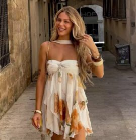 hot sexy backless Halter Neck Backless Dress Irregular Mesh Mini