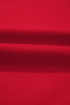 Racing Red Polka Dot Patchwork Round Neck Plus Size Sweatshirt - Image 56