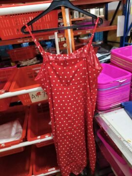 New Polka Dot Print Suspender Dress Summer Sexy Split Long Dresses For Womens Clothing - Image 10