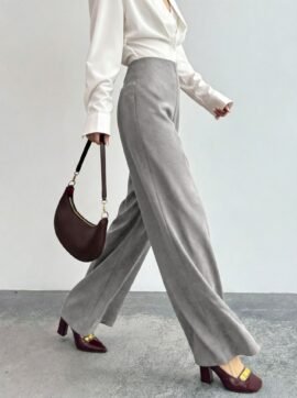 Womens Loose Straight-leg Casual Pants - Image 6