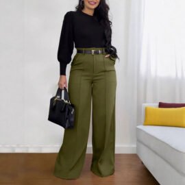 The Hourglass Tailored Wide-Leg Trouser - Image 3