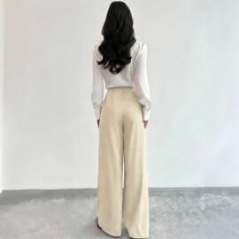 Womens Loose Straight-leg Casual Pants - Image 4