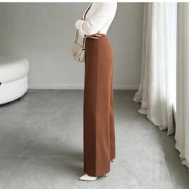 Womens Loose Straight-leg Casual Pants - Image 5