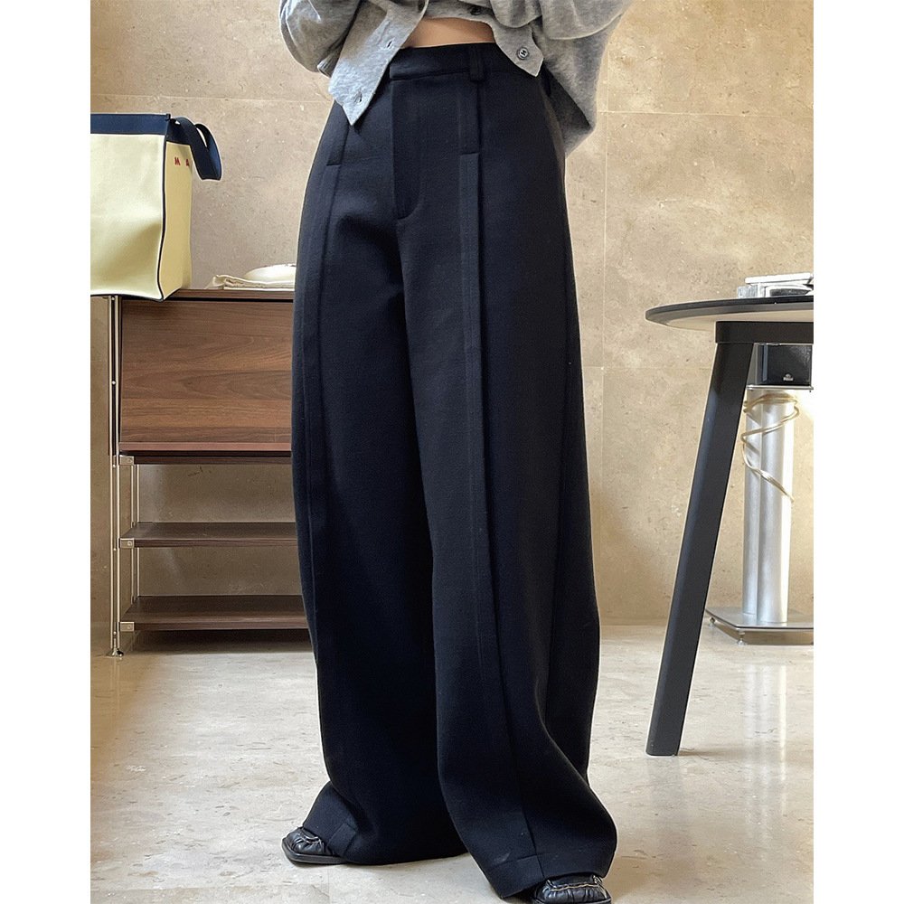 Fluid Drape High Waist Wide Leg Slacks Fluid Drape High Waist Wide Leg Slacks - Image 6