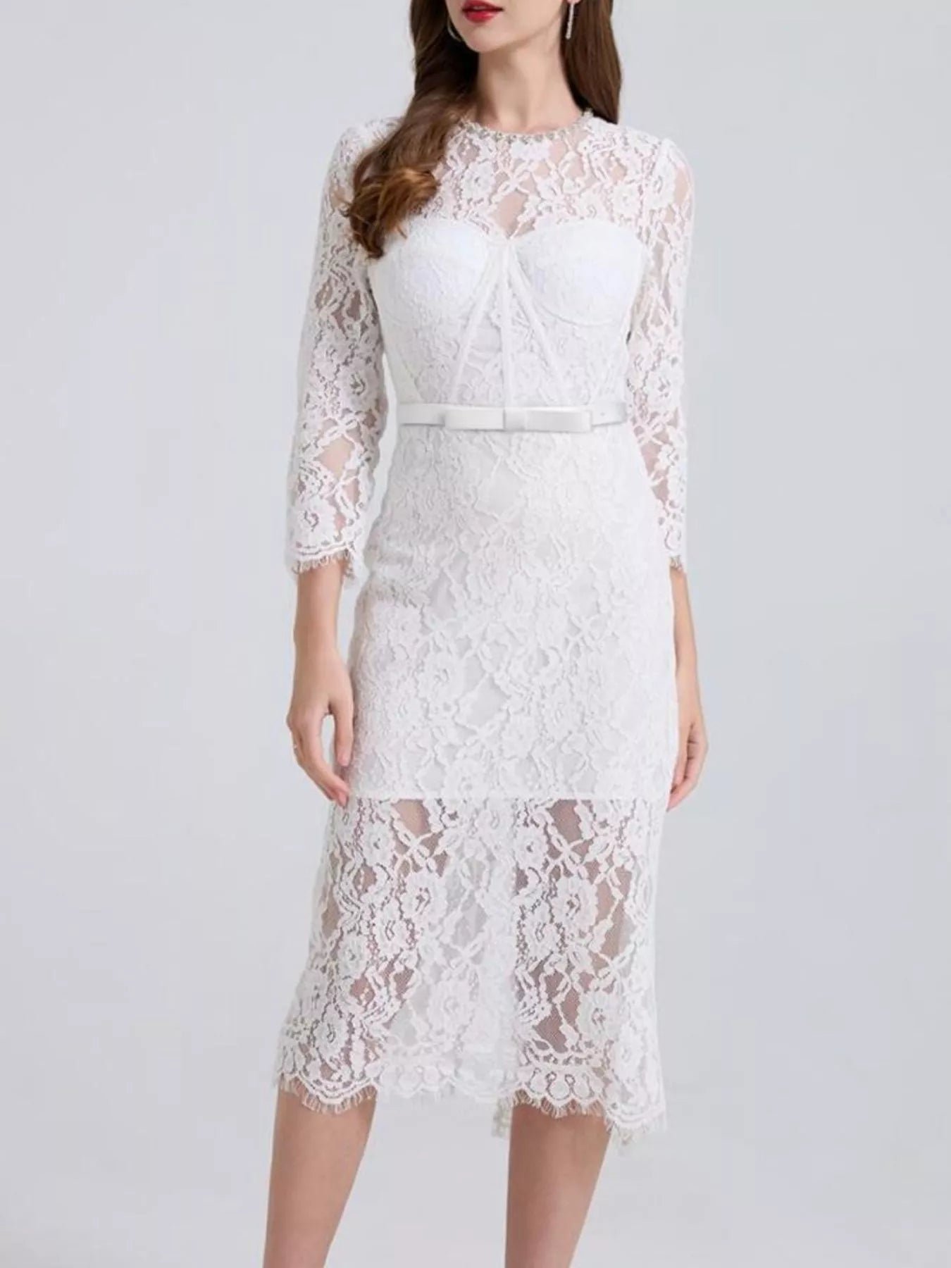 Lace Long Sleeve Midi Dress 2616bac5-e3e1-4925-9003-fd613bafc194-Max-Origin