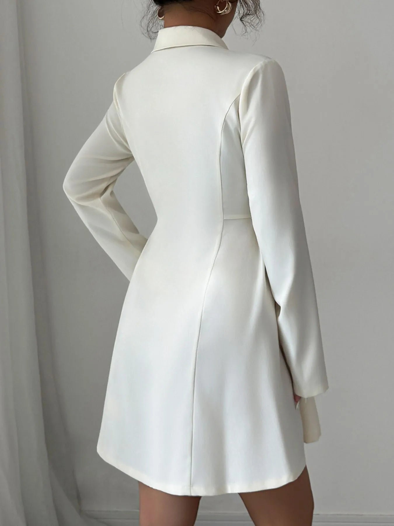 Double-Breasted Blazer Dress with Pleated Detail 2d277e5b-1857-4cc9-9f64-c7cb00e8e6f9-Max-Origin