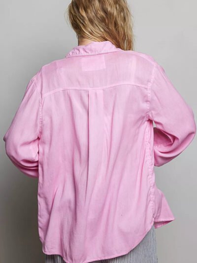POL Washed Textured Cotton Western Button Front Shirt 2f6852ef-576d-49ac-82d8-11f74c0391a5-Max-Origin
