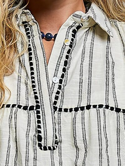 POL Striped Ruffle Collared Sleeveless Cotton Top 4c3737b3-087b-41a8-ba18-228b3950185c-Max-Origin