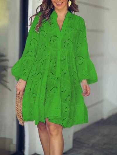 Full Size Eyelet Ruffled Hem Tiered Dress Plus Size 5f1b9469c82e42688677f75910a03865-Max-Origin