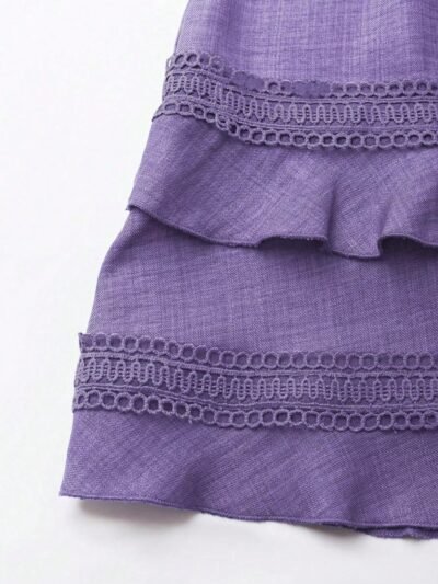 Lace Detail V-Neck Mini Dress 6b263191-33a9-43c5-9446-56ad8d19c085-Max-Origin