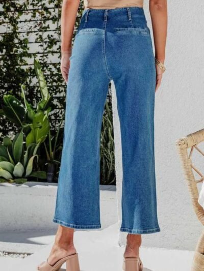 Button Fly Cropped Wide Leg Jeans 6fecc899-38ca-4c7b-b66c-88b7e443fc8b-Max