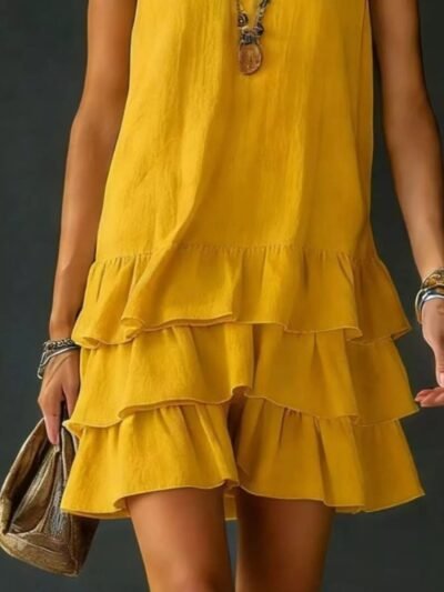 Full Size Ruffled Hem V-Neck Sleeveless Dress Plus Size 72bfea85-63e2-4fff-b3a3-d2eaaaca908a-Max-Origin