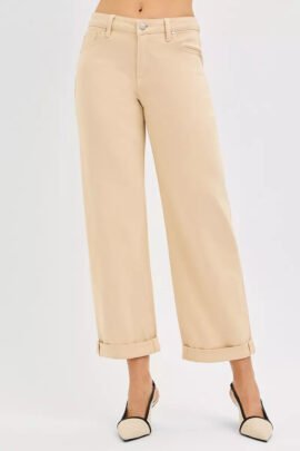 Risen Tummy Control Barrel Jeans | Dress Up