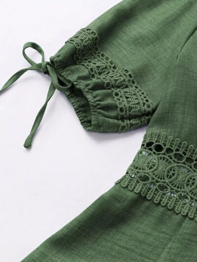 Lace Detail V-Neck Mini Dress 89399c89-97f7-45c6-b0c4-9640b5ebd96a-Max-Origin