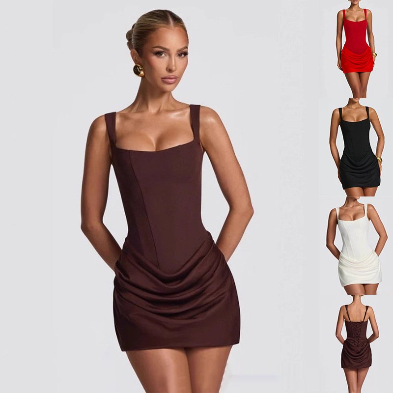 Summer Corset Dress Graceful Sleeveless Short Dresses For Party Wedding Evenning Clothing
