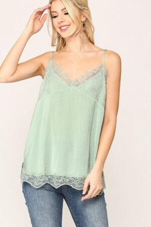 Home Sleek Satin Cami Top