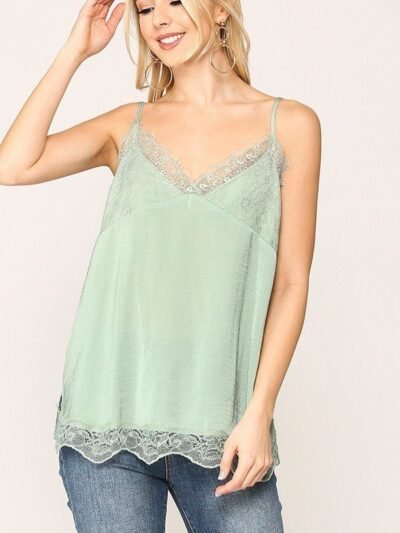 Sleek Satin Cami Top