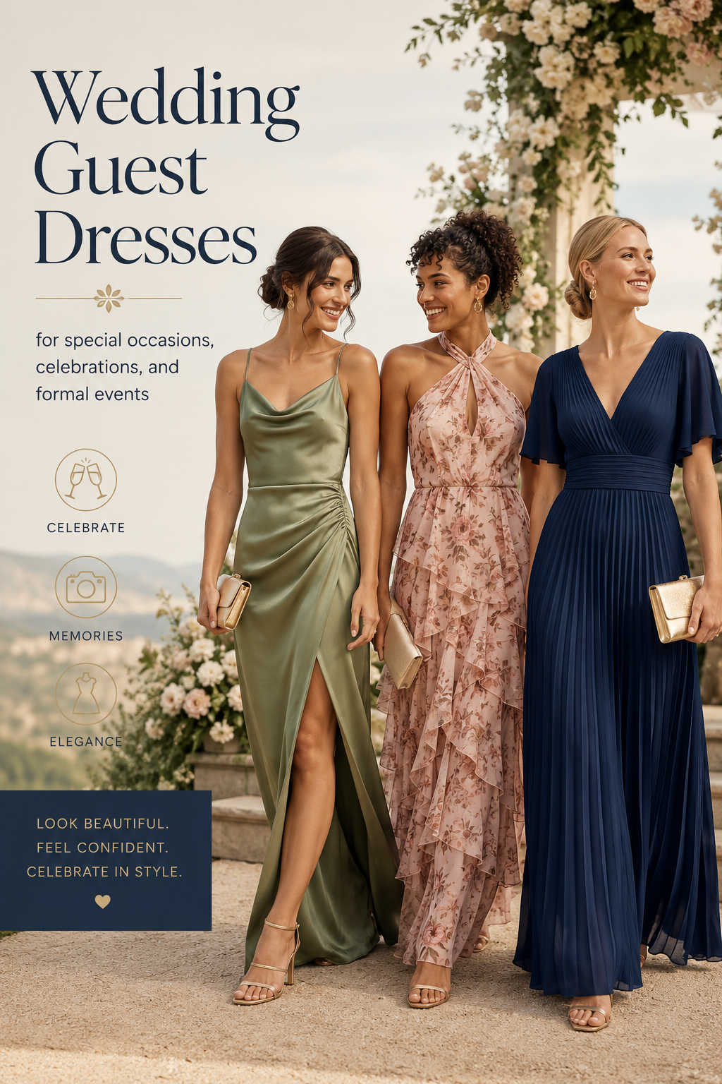 Home Wedding Guest Dresses for special occasions, celebrations, and formal events