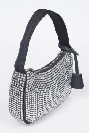 Rhinestone Simple Shoulder Bag