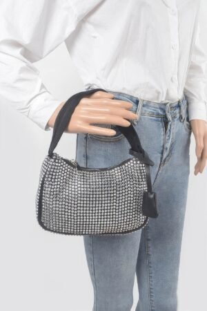 Rhinestone Simple Shoulder Bag