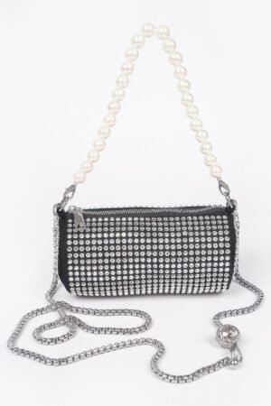 Hotfix Tube Pearl Handle Bag