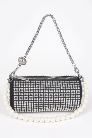 Hotfix Tube Pearl Handle Bag