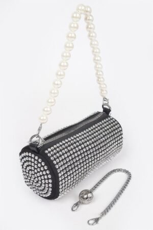 Hotfix Tube Pearl Handle Bag