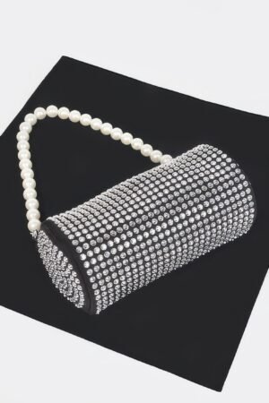 Hotfix Tube Pearl Handle Bag