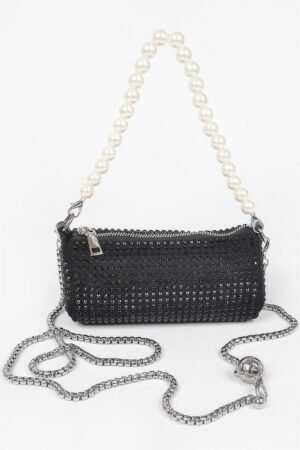 Hotfix Tube Pearl Handle Bag