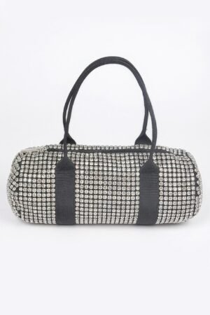 Mini Rhinestone Duffel Bag