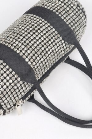 Mini Rhinestone Duffel Bag