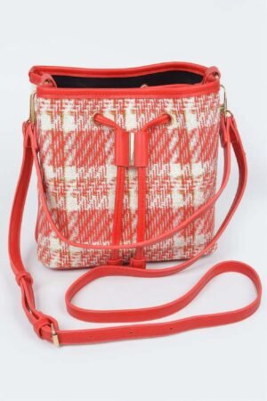 Tweed Plaid Bucket Bag Tweed Plaid Bucket Bag
