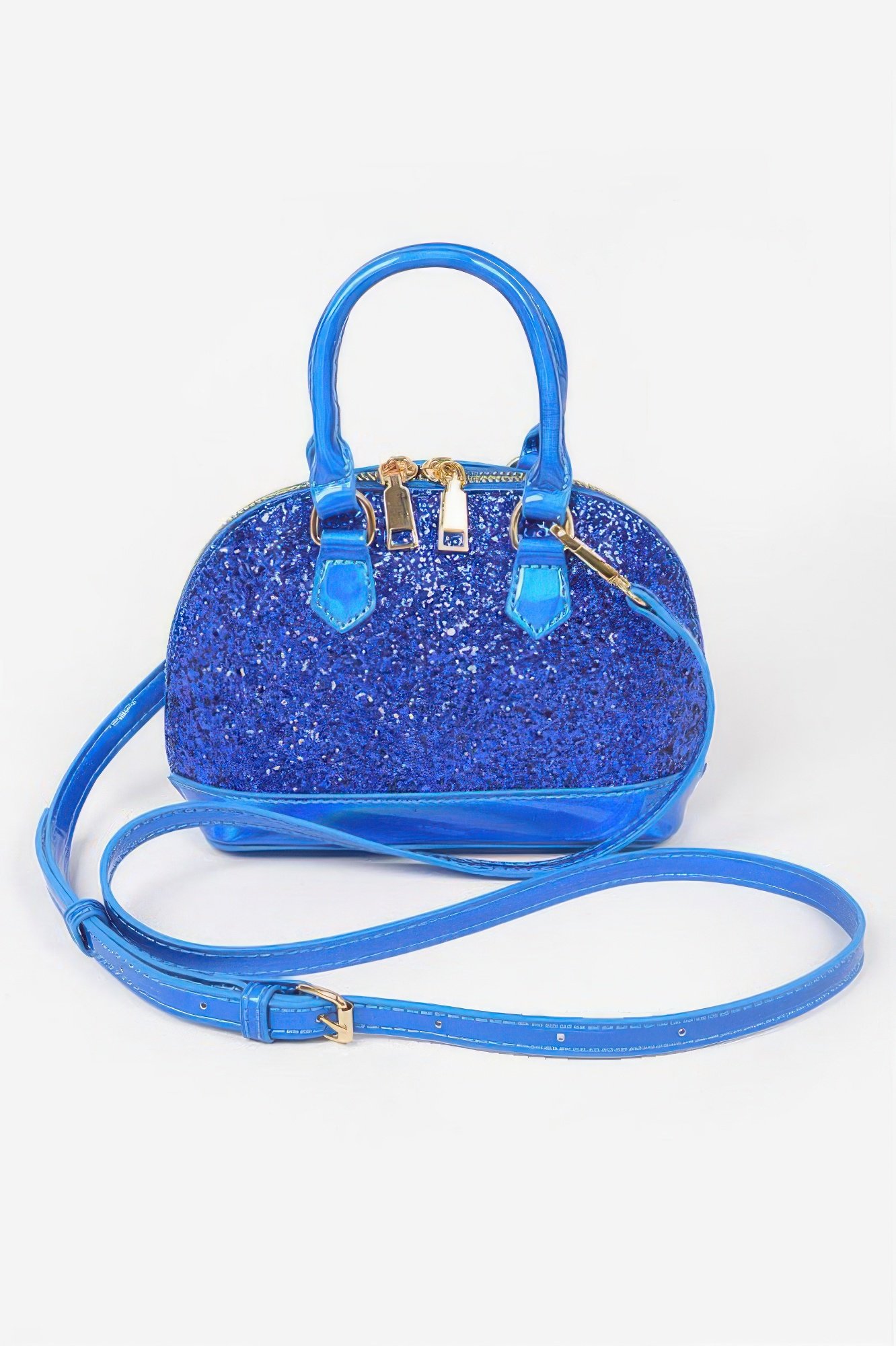Glitter Mirror Top Handle Crossbody Bag Glitter Mirror Top Handle Crossbody Bag