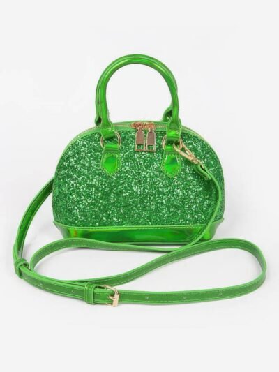 Glitter Mirror Top Handle Crossbody Bag Glitter Mirror Top Handle Crossbody Bag
