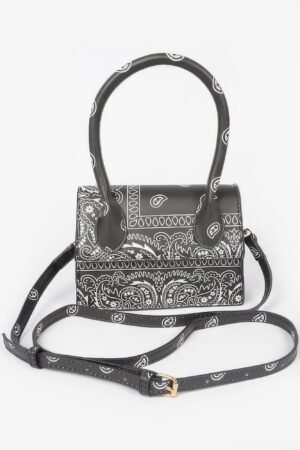 Bandana Single Handle Flap Crossbody Bag Bandana Single Handle Flap Crossbody Bag